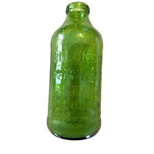 Vintage Rolling Rock Premium Beer 7 Fl Oz Green Glass Bottle 10P